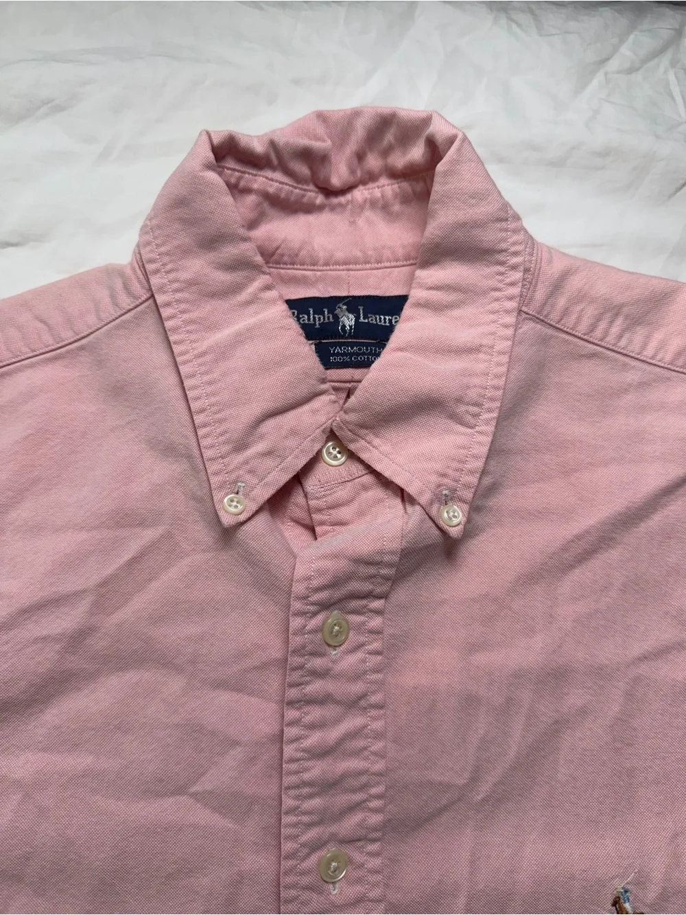 Polo by Ralph Lauren Light Pink Oxford Button-Down Shirt